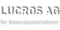 Logografik des Generalunternehmens Lucros AG